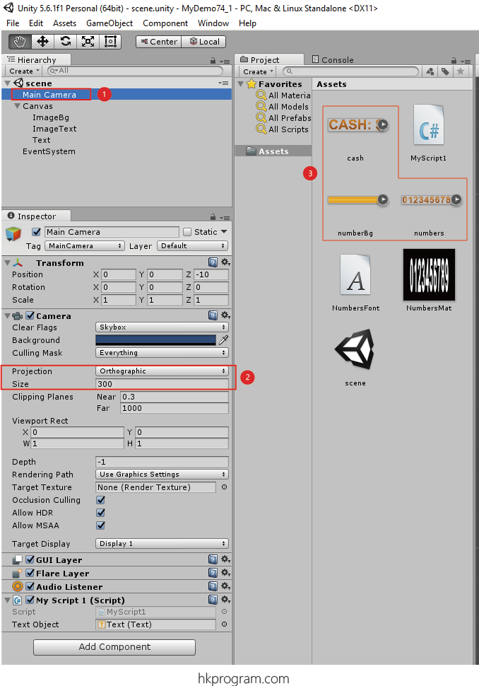 Unity: Convert  Numbers Image to Custom Font